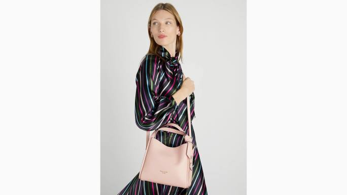 žene Kate Spade mochi ružičasta knott srednja torba preko tijela pribor 04HN125