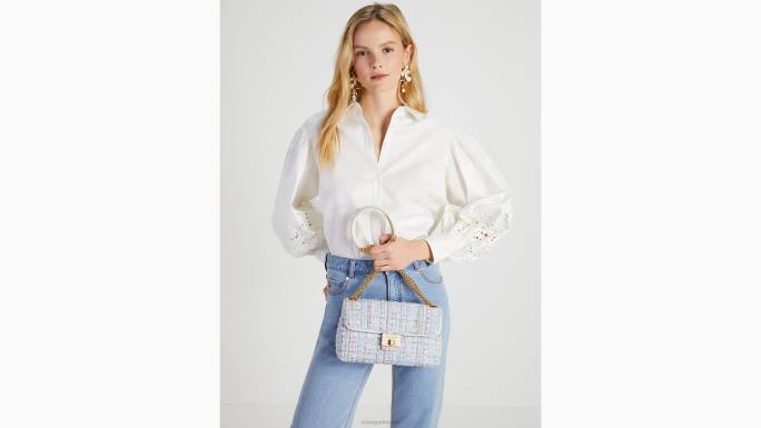 žene Kate Spade multi evelyn tweed srednje konvertibilna torba za rame pribor 04HN283