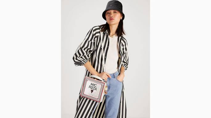 žene Kate Spade multi kriška 3d kutija za pizzu torba s gornjom ručkom pribor 04HN93