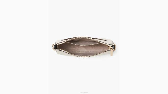 žene Kate Spade pergamena multi hudson colorblocked srednje kabriolet crossbody pribor 04HN273