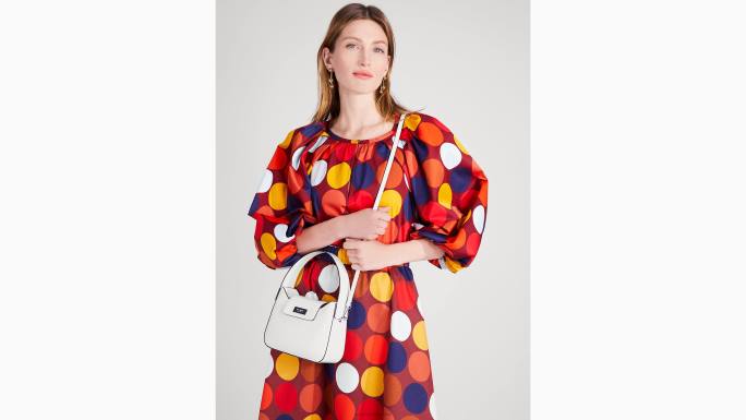 žene Kate Spade prava bijela sam icon kožna mini hobo torba pribor 04HN37