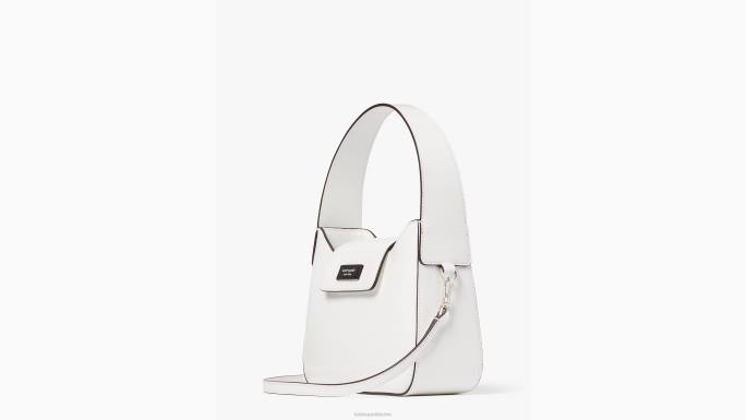 žene Kate Spade prava bijela sam icon kožna mini hobo torba pribor 04HN37