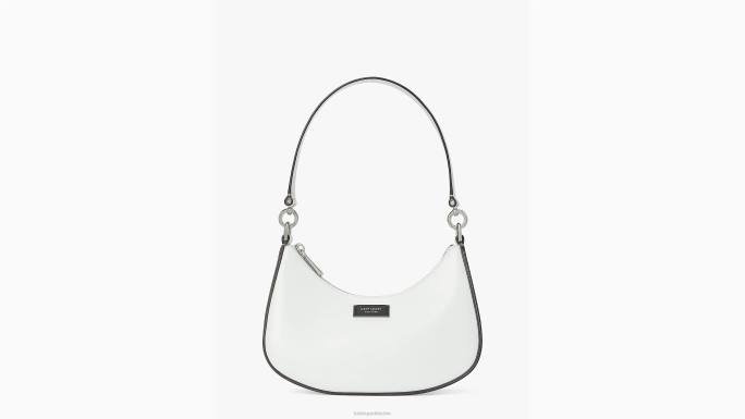 žene Kate Spade prava bijela sam ikona mali kabriolet crossbody pribor 04HN162