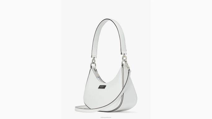 žene Kate Spade prava bijela sam ikona mali kabriolet crossbody pribor 04HN162