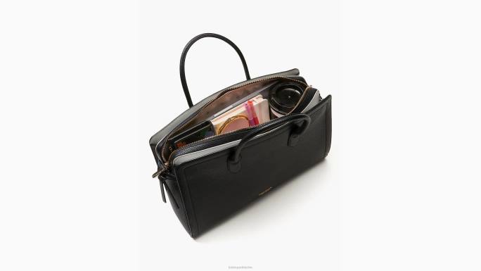 žene Kate Spade crno knott putnička torba pribor 04HN68