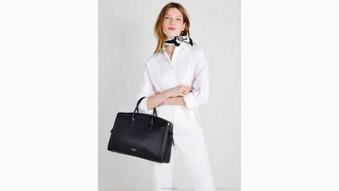 žene Kate Spade crno knott putnička torba pribor 04HN68