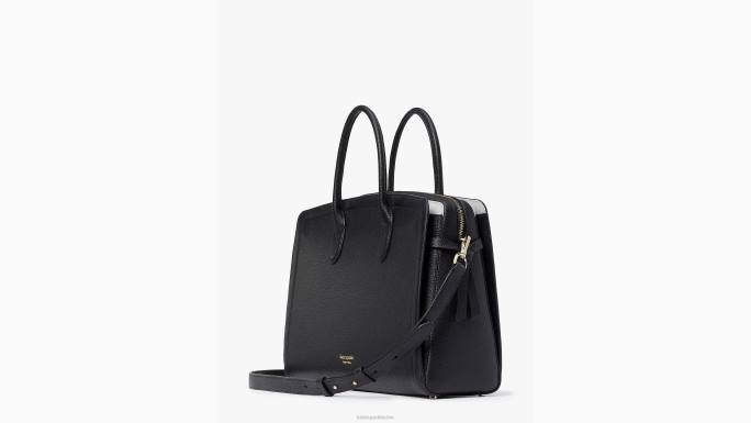 žene Kate Spade crno knott putnička torba pribor 04HN68
