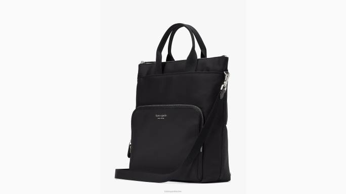 žene Kate Spade crno sam ksnyl najlonski kabriolet ruksak pribor 04HN70