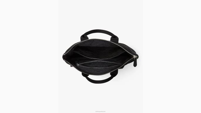 žene Kate Spade crno sam ksnyl najlonski kabriolet ruksak pribor 04HN70