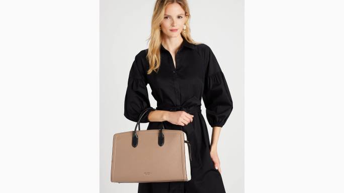 žene Kate Spade kraft papir multi knott putnička torba s blokiranim bojama pribor 04HN193