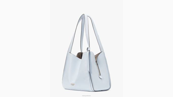žene Kate Spade akvarel plavi knott velika torba za rame pribor 04HN145
