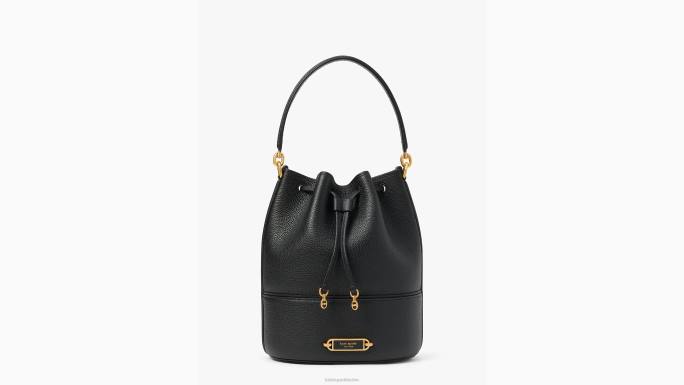 žene Kate Spade crno gramercy torba srednje veličine pribor 04HN248