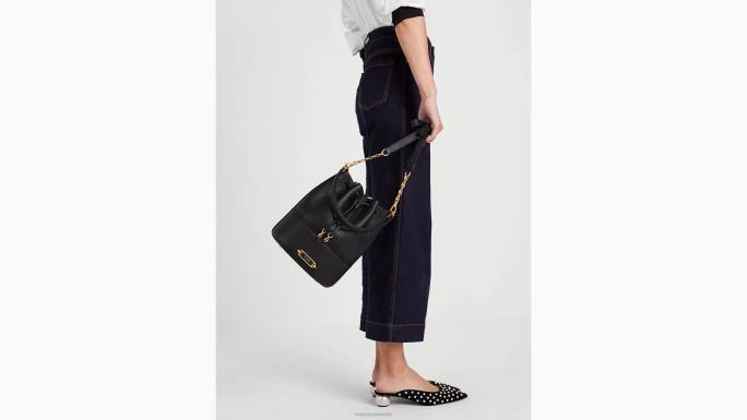 žene Kate Spade crno gramercy torba srednje veličine pribor 04HN248