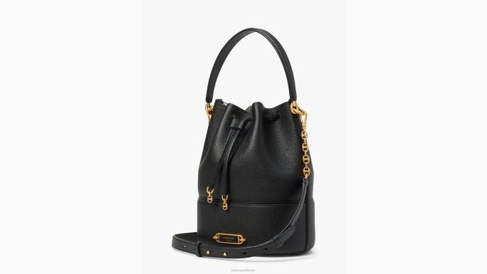 žene Kate Spade crno gramercy torba srednje veličine pribor 04HN248