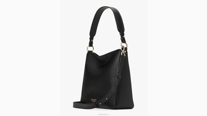 žene Kate Spade crno hudson velika hobo torba pribor 04HN95