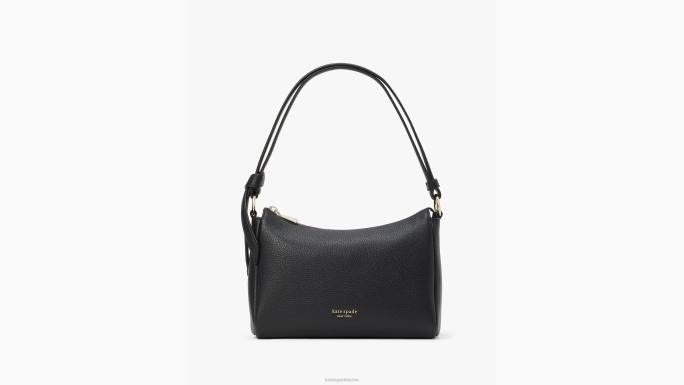 žene Kate Spade crno knott srednja torba za rame pribor 04HN239
