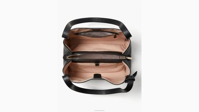 žene Kate Spade crno knott velika torba za rame pribor 04HN143