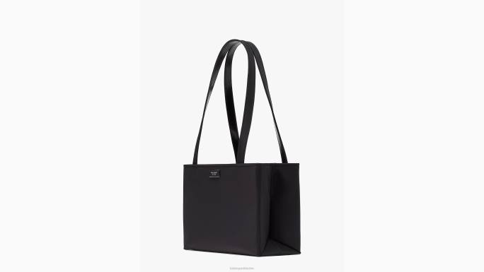 žene Kate Spade crno sam icon ksnyl najlonska srednja torba za rame pribor 04HN300
