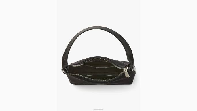 žene Kate Spade crno sam ikona ksnyl najlonska mala torba za rame pribor 04HN226