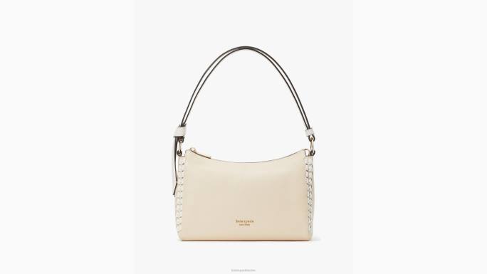 žene Kate Spade goli multi knott whipstiched srednja torba za rame pribor 04HN305