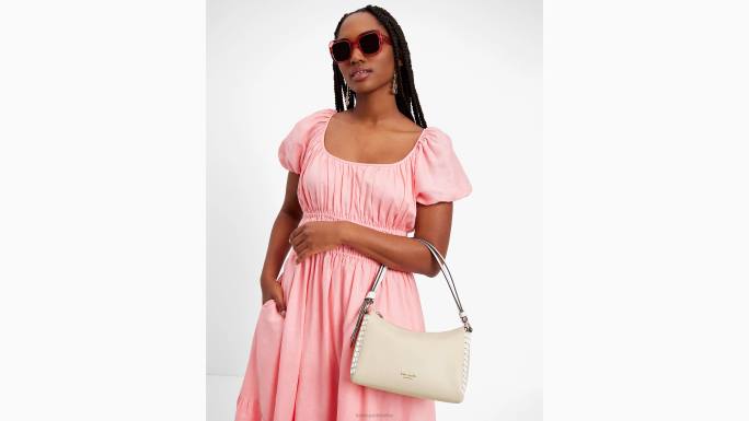 žene Kate Spade goli multi knott whipstiched srednja torba za rame pribor 04HN305