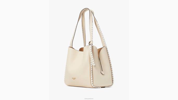 žene Kate Spade goli multi knott whipstiched velika torba za rame pribor 04HN101