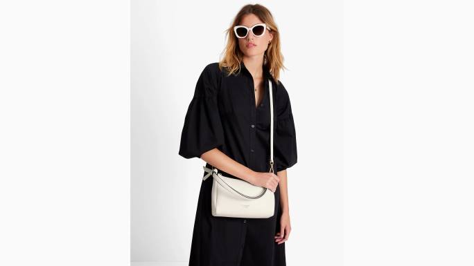 žene Kate Spade krema knott srednja torba za rame pribor 04HN238