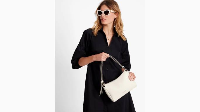 žene Kate Spade krema knott srednja torba za rame pribor 04HN238