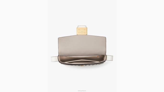 žene Kate Spade krema multi katy patio tile srednja torba za rame pribor 04HN267