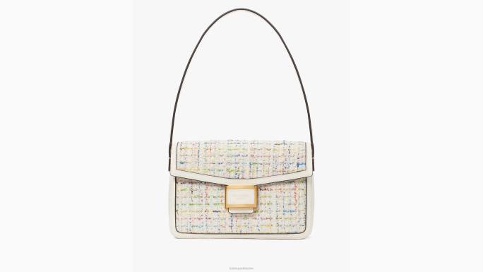 žene Kate Spade krema multi srednja torba preko ramena od katy tvida pribor 04HN49