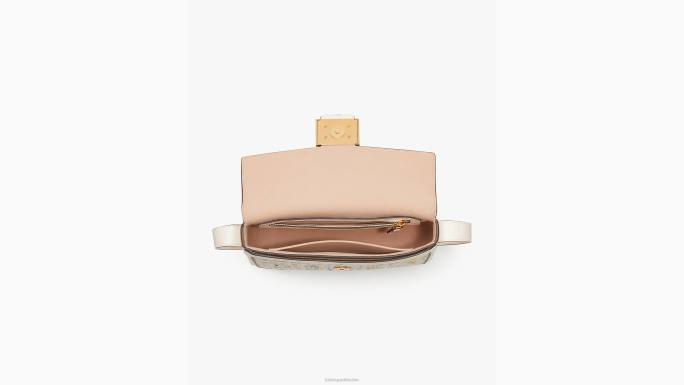 žene Kate Spade krema multi srednja torba preko ramena od katy tvida pribor 04HN49