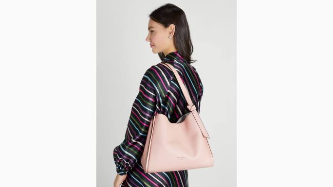 žene Kate Spade mochi ružičasta knott velika torba za rame pribor 04HN144