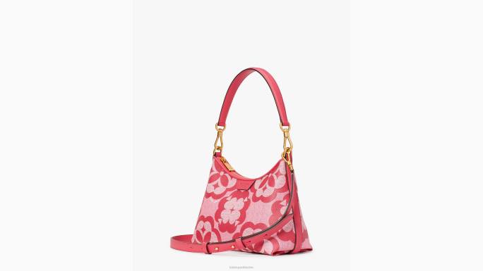 žene Kate Spade pekmez od malina multi cvjetni monogram reece mala torbica za rame pribor 04HN45