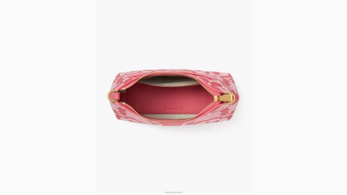 žene Kate Spade pekmez od malina multi cvjetni monogram reece mala torbica za rame pribor 04HN45