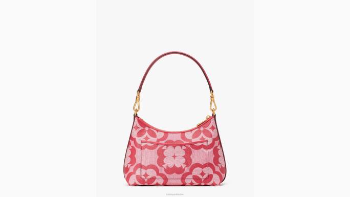 žene Kate Spade pekmez od malina multi cvjetni monogram reece mala torbica za rame pribor 04HN45