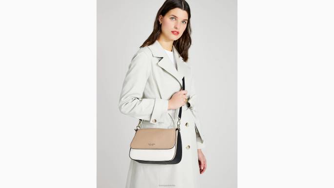 žene Kate Spade pergamena multi hudson colorblocked srednja kabriolet torba za rame pribor 04HN107