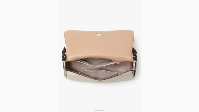 žene Kate Spade pergamena multi hudson colorblocked srednja kabriolet torba za rame pribor 04HN107