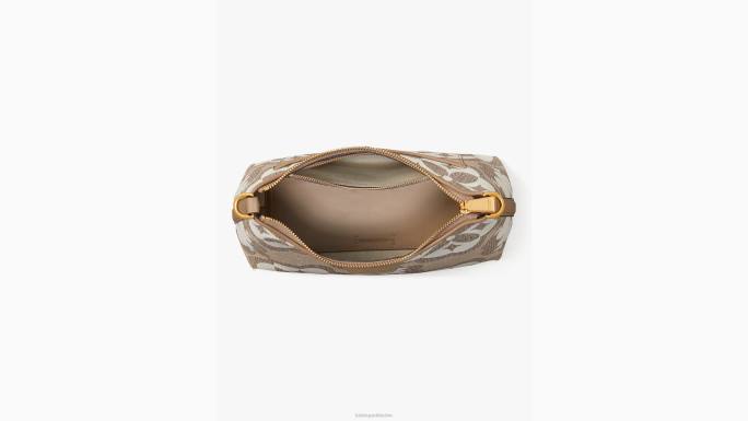 žene Kate Spade prirodni multi cvjetni monogram reece mala torbica za rame pribor 04HN44