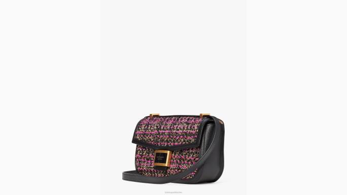 žene Kate Spade roza multi katy tweed srednje konvertibilna torba za rame pribor 04HN339