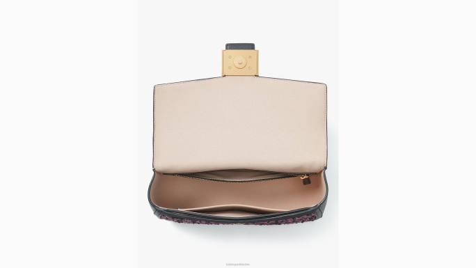 žene Kate Spade roza multi katy tweed srednje konvertibilna torba za rame pribor 04HN339