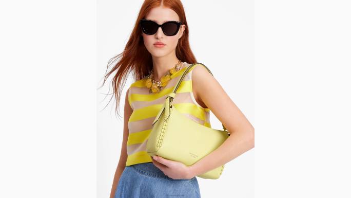 žene Kate Spade sunce van knott whipstiched srednja torba za rame pribor 04HN304