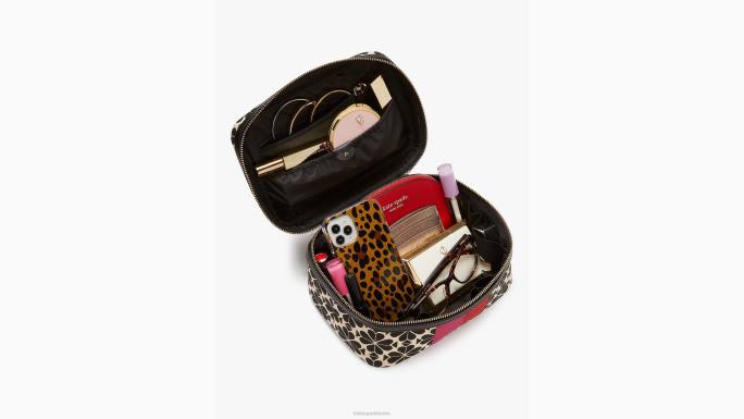 žene Kate Spade plava višebojna set za umivaonik s cvjetnim žakard prugama pribor 04HN431