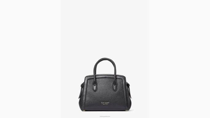 žene Kate Spade crno knott mini torbica pribor 04HN173