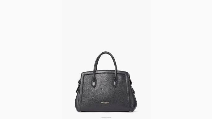 žene Kate Spade crno knott srednja torba pribor 04HN71