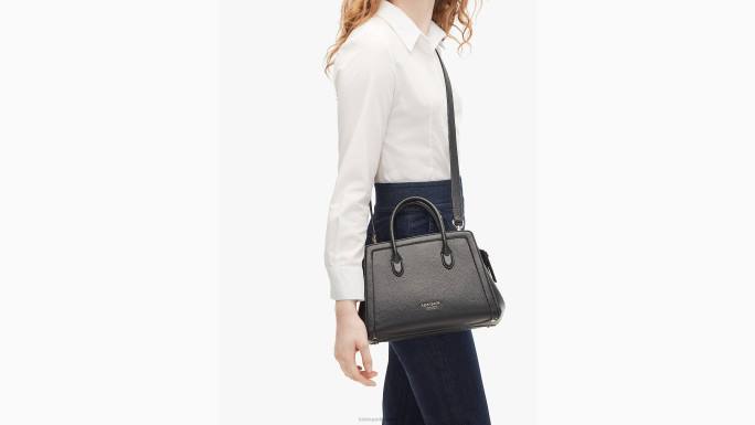 žene Kate Spade crno knott srednja torba pribor 04HN71