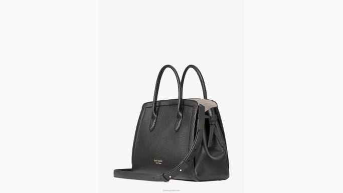žene Kate Spade crno knott velika torba pribor 04HN244
