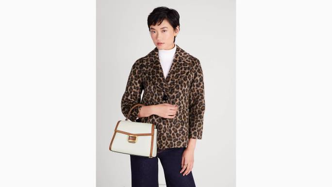 žene Kate Spade halo bijeli multi katy colorblocked srednja torba s gornjom ručkom pribor 04HN205