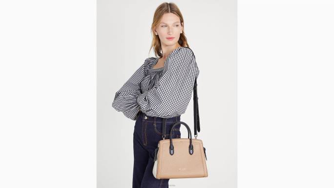 žene Kate Spade kraft papir multi knott srednja torba s blokovima boja pribor 04HN208