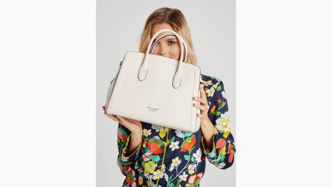 žene Kate Spade krema knott velika torba pribor 04HN241