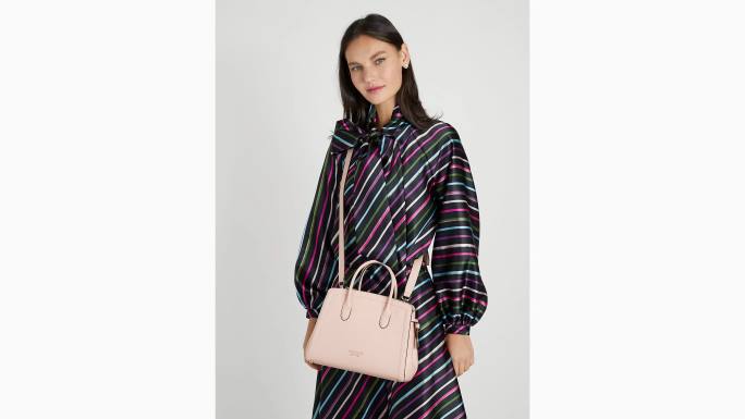 žene Kate Spade mochi ružičasta knott srednja torba pribor 04HN73